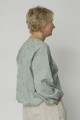 Хлопковая блуза с объемной вышивкой