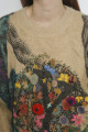 Джемпер с цветочной вышивкой